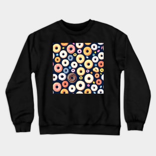 Seamless donuts pattern Crewneck Sweatshirt